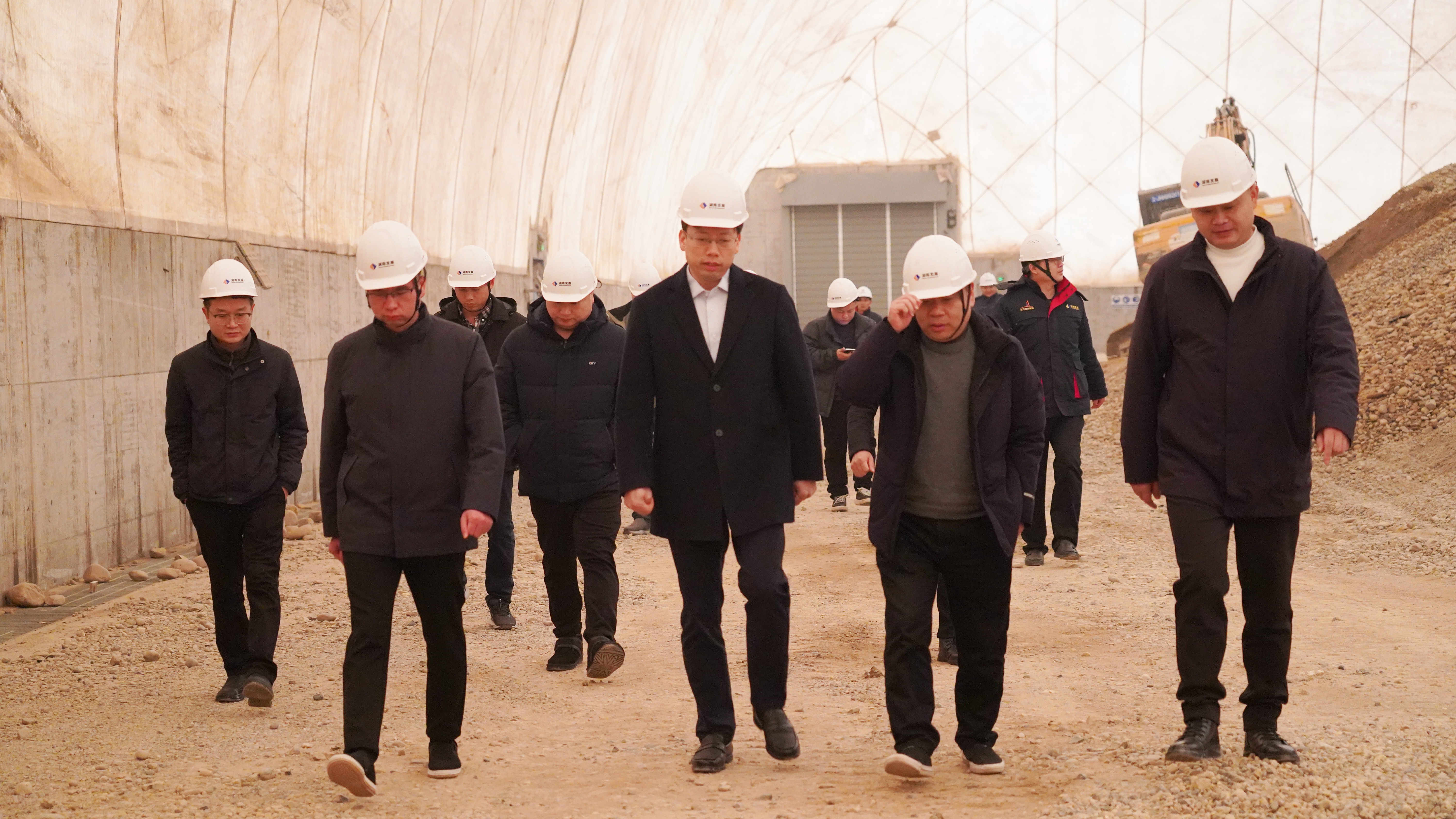 沅江市委副书记张心镜一行调研安博官方网站（中国）机制砂和砂石集散中心项目