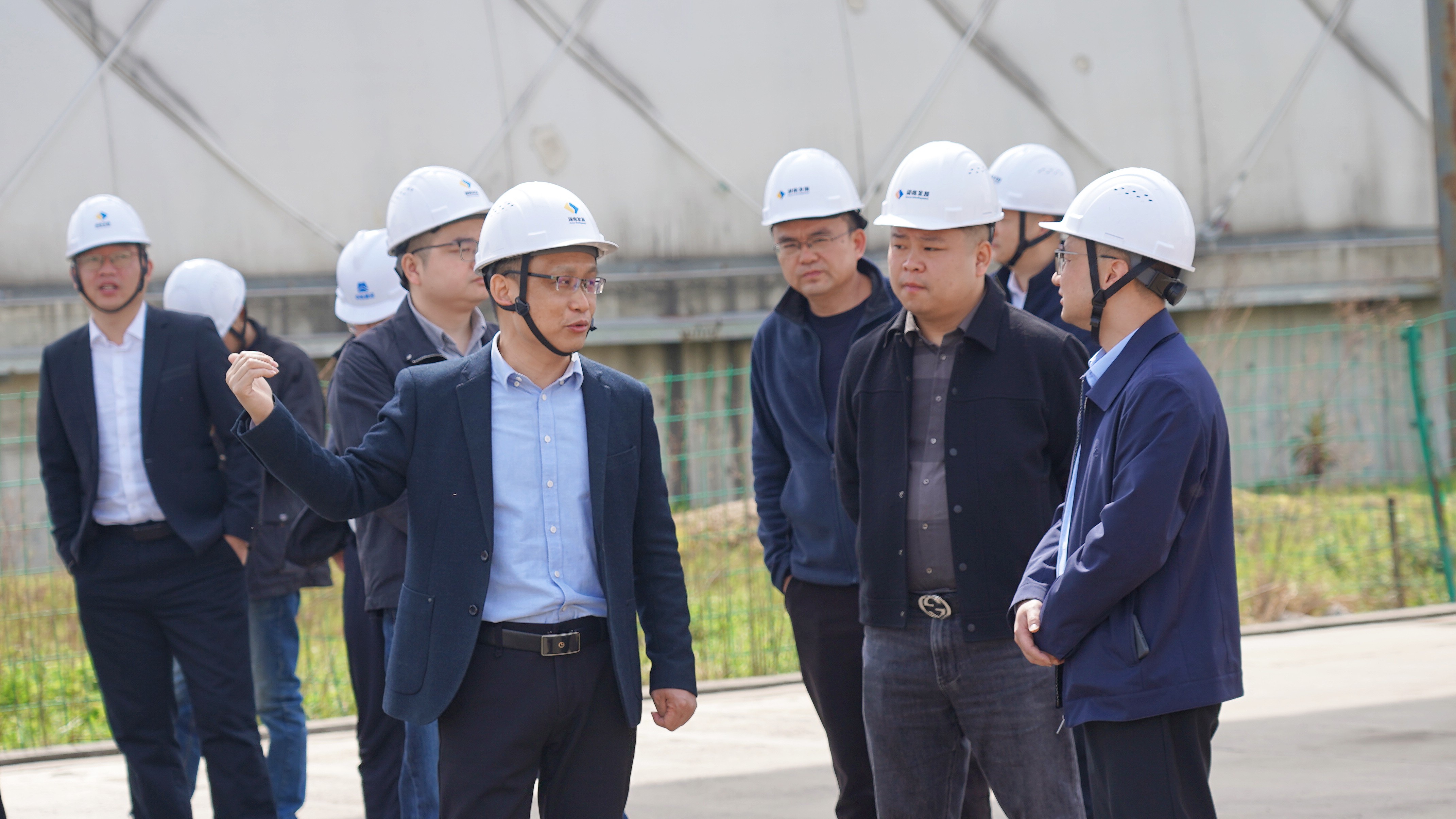 沅江市副市长雷亮调研安博官方网站（中国）机制砂和砂石集散中心项目