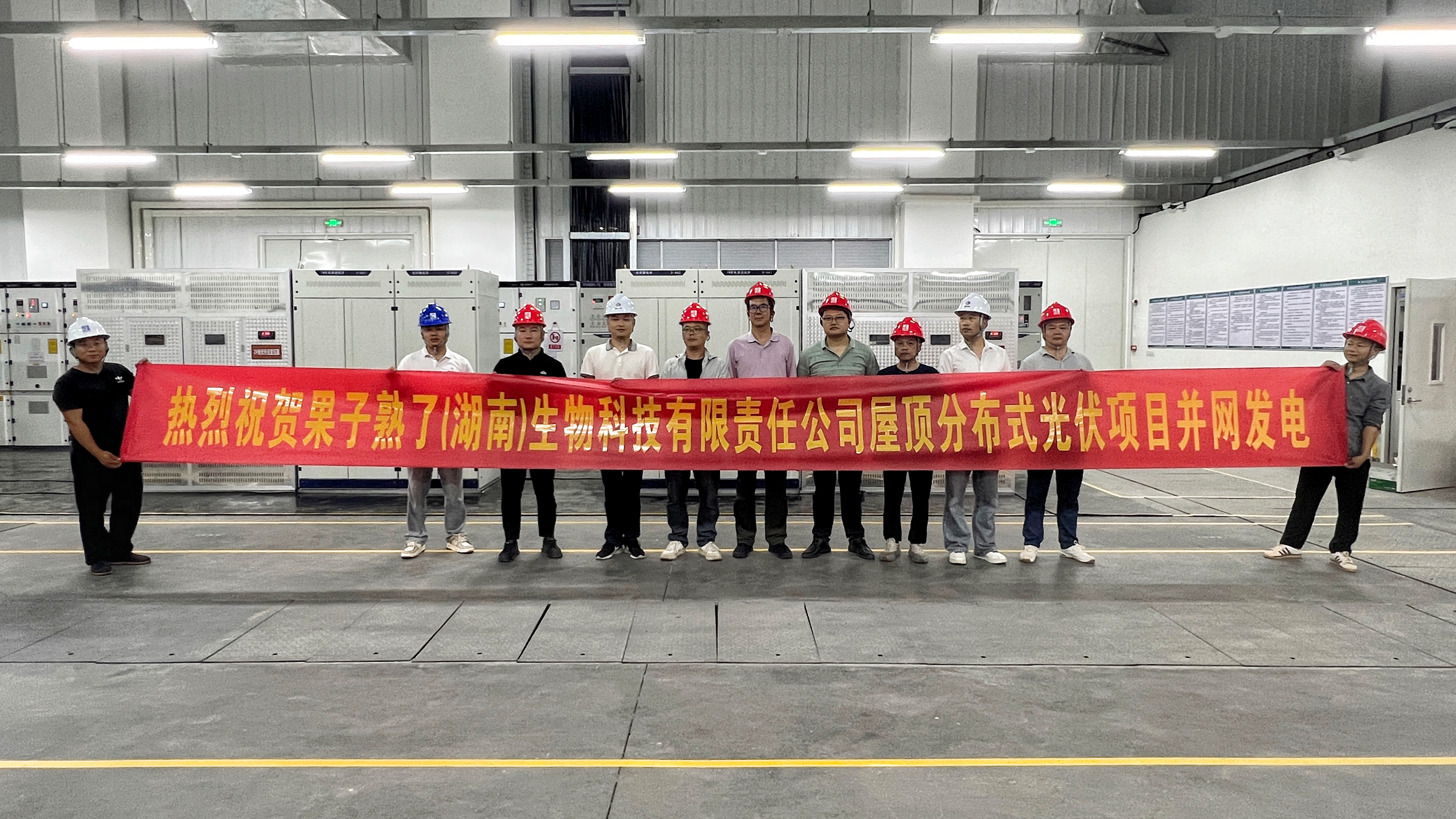 果子熟了（湖南）生物科技有限责任安博官方网站屋顶分布式光伏项目全面建成并网